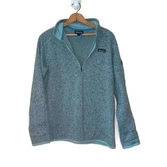 Patagonia Worn Wear Women's Size XL 1/4 Zip Better Sweater Pullover Top - Picture 1 of 10
